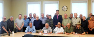 Evangelidis provides overview of Sheriff’s Office at Northborough Dull Men’s Club meeting