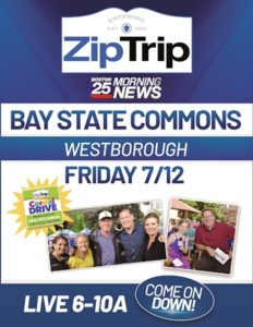 Boston 25 to bring Zip Trip to Westborough July 12