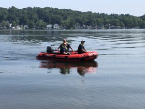 Marlborough firefighters train with new boat