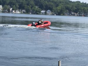 Marlborough firefighters train with new boat