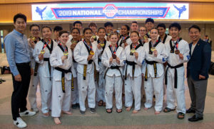 Massachusetts State Taekwondo Demonstration team wins gold medal