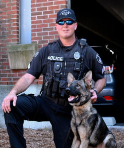 Marlborough Police welcomes new K-9 with a block party