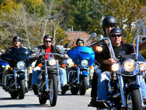 Spc. Brian K. Arsenault Memorial Ride gets a special police escort