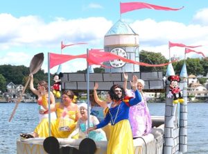 Lake Quinsigamond Boat Parade features Disney theme