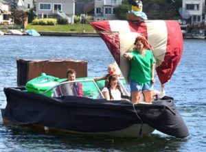 Lake Quinsigamond Boat Parade features Disney theme