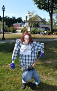 Scarecrows pop-up on Shrewsbury’s Town Common