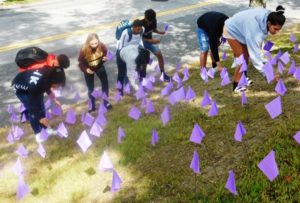 For Marlborough students, flags are visual reminder of opioid crisis