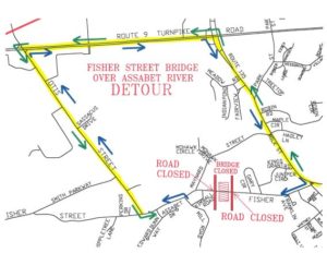 Westborough’s Fisher Street Bridge to now be closed until mid-January