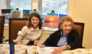 Sherwood students make new friends with Orchard Grove seniors
