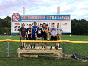 Thanks to Southborough Scout, park has new scoreboard