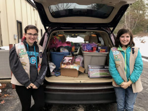 Southborough Girl Scouts donate to Project Just Because