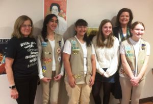 Shrewsbury Girl Scouts honored for their volunteer work