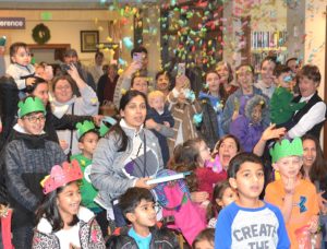 Westborough library patrons celebrate Noon Year’s Eve