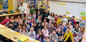 Hogan enjoys Read Across America Day with Hudson students