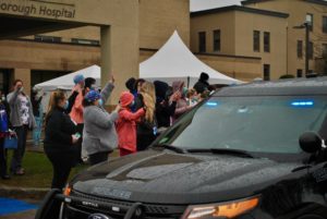 First responder parade honors Marlborough healthcare workers