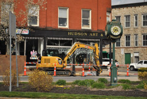 Hudson rotary construction proceeds, for now, in COVID-19’s shadow