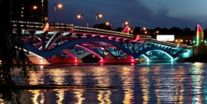 Burns Bridge is lit to honor Juneteenth after urging of Shrewsbury residents
