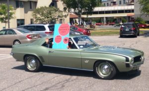 Vintage car parade brings cheer to Westborough seniors