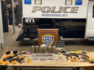 Shrewsbury man charged with multiple counts related to firearms, drugs