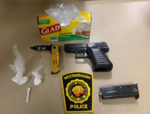 Westborough Police arrest Worcester man on firearm and drugs charges