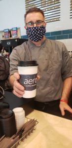 Aero Coffee Roasters owner offers support to schools