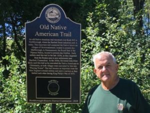 New Native American trail historic marker in Northborough