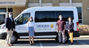 School officials unveil new van donated by Shrewsbury Federal Credit Union
