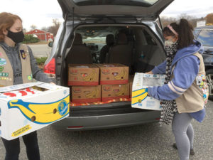 Shrewsbury and Grafton Girl Scouts deliver sweet treats to veterans and active-duty soldiers