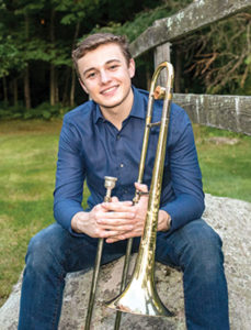  Tyler Kinsky, who was recently selected to join the “best of the best” for the National Association for Music Education 2020 All-National Honor Ensembles