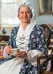 Storyteller Anne Barrett will portray Martha Washington in a virtual program to be hosted by the Shrewsbury Historical Society on Feb. 24. 