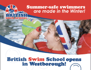 British Swim School has opened in Westborough.