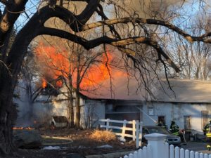 Marlborough garage burns, marks second local fire in six days