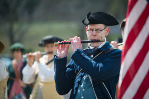 Marlborough reenactor helps lead local Patriots Day celebrations