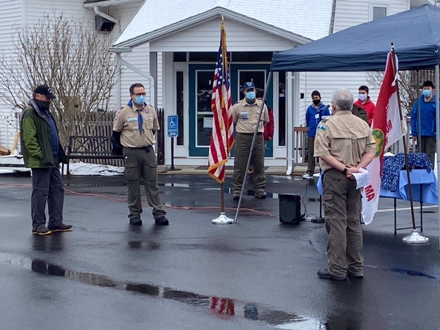 Northborough Boy Scout Troop 1 celebrates 12 years of service from Scoutmaster