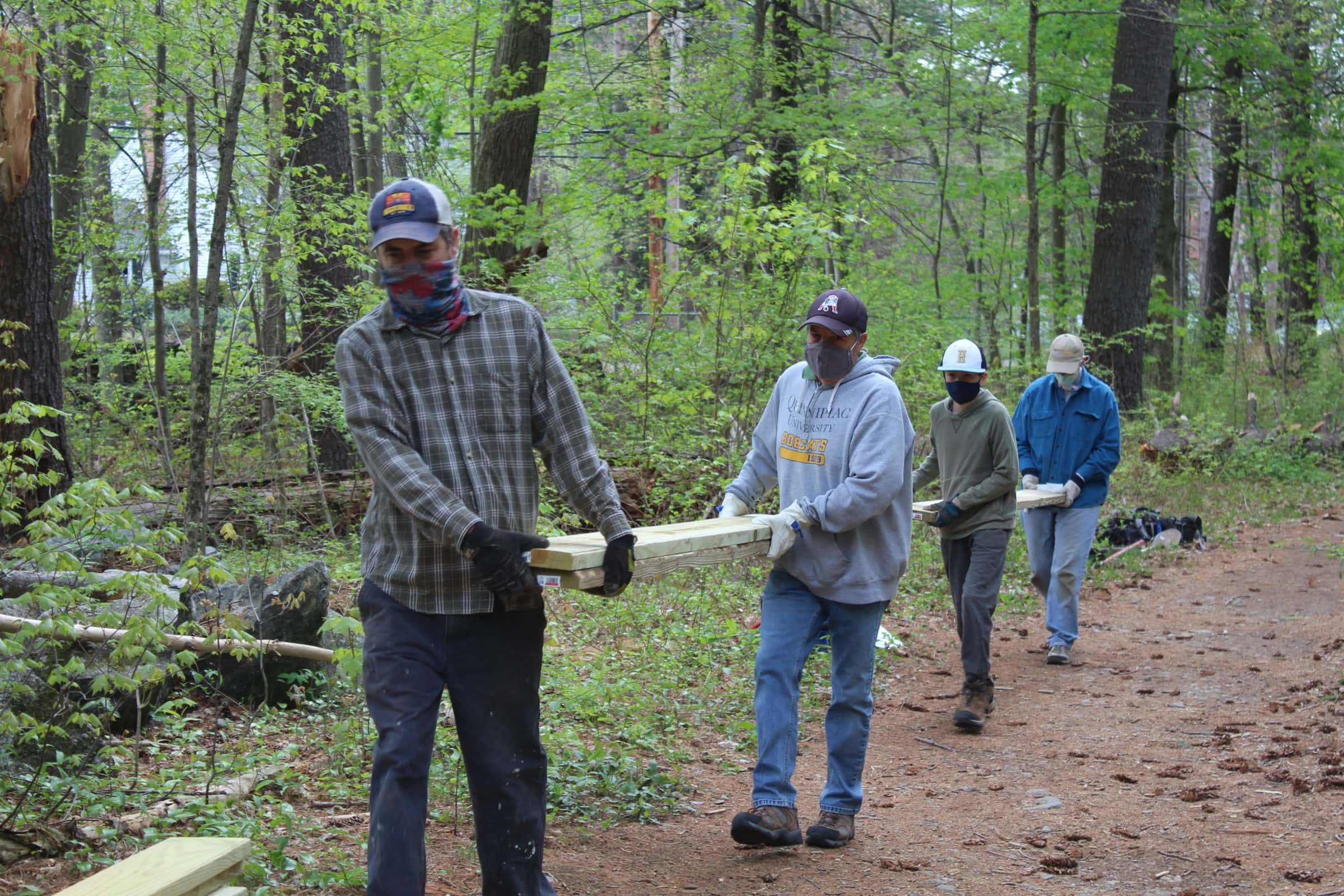 Volunteers clear Hudson’s Danforth trails
