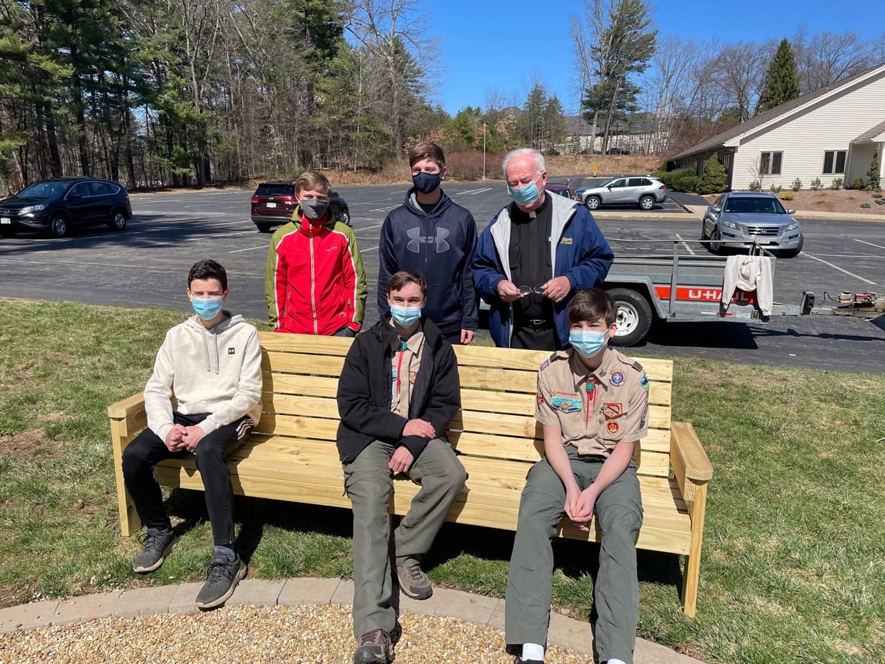 Eagle Scout project to provide outdoor seating at St. Rose of Lima