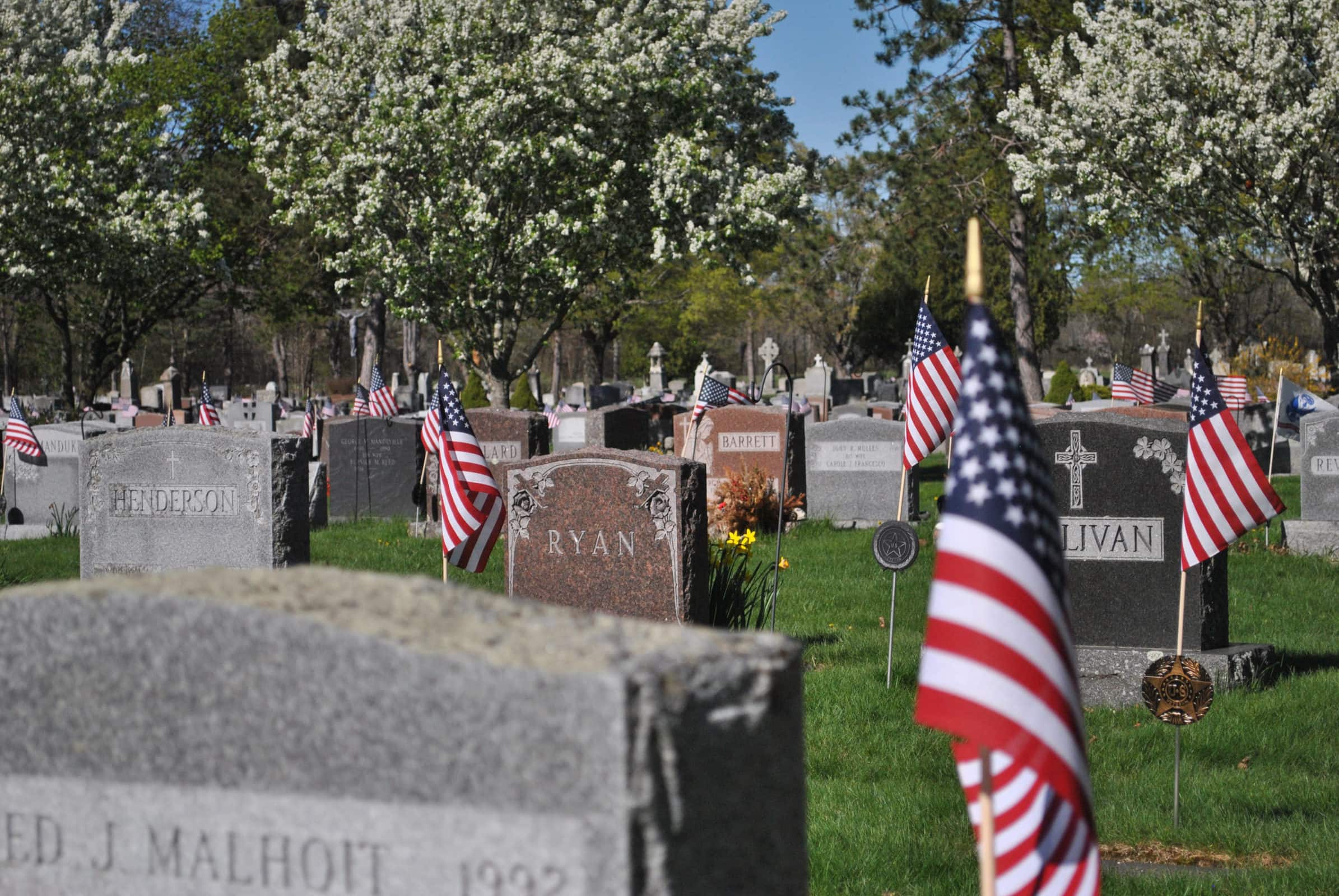 Westborough flag planting marks push to honor local veterans