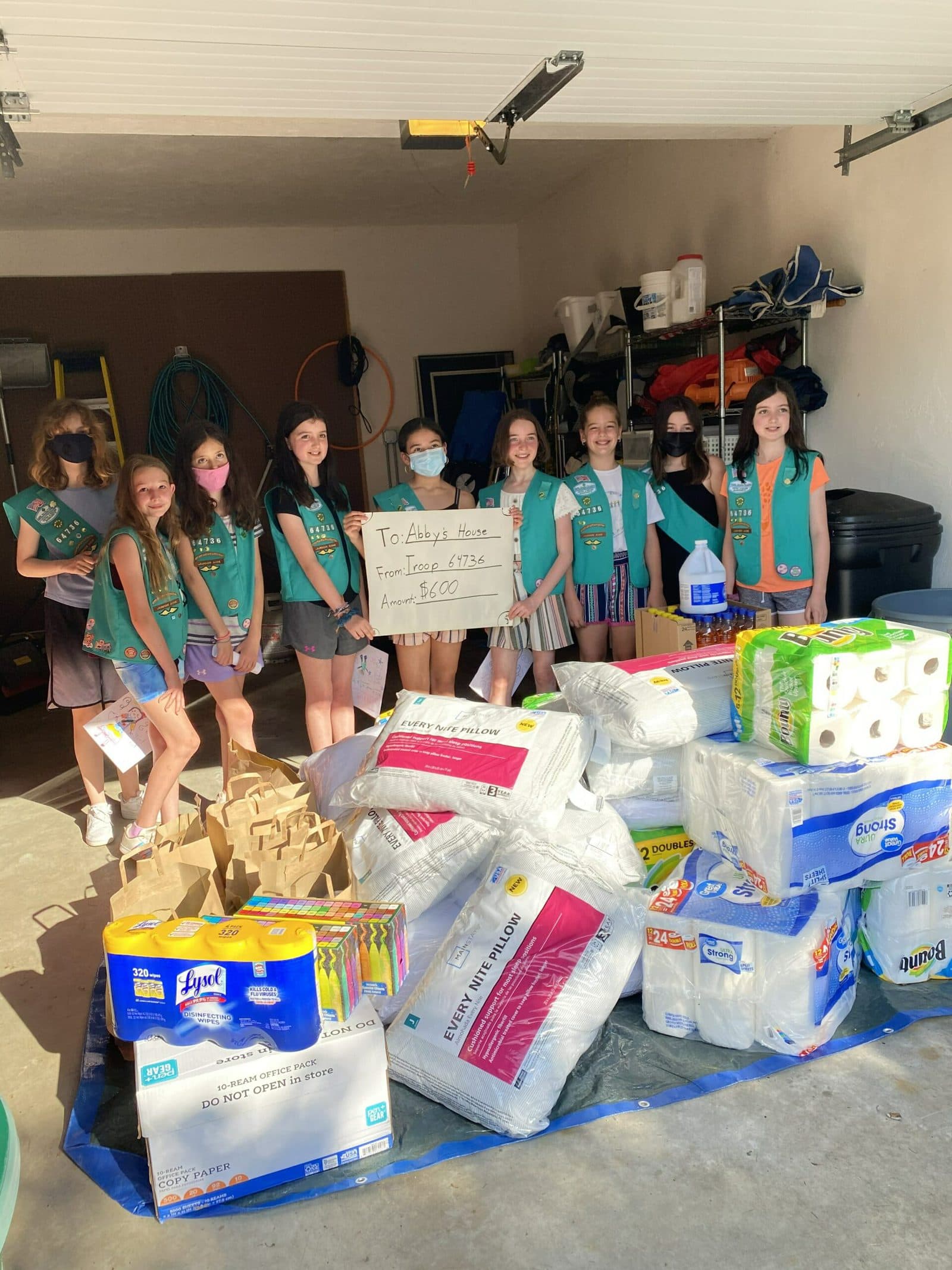 Northborough Girl Scout Troop Bronze Award benefits Abby’s House