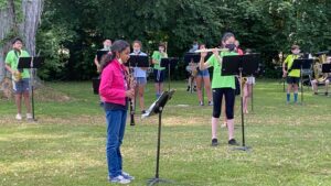 Melican Middle School band performs special concert on request