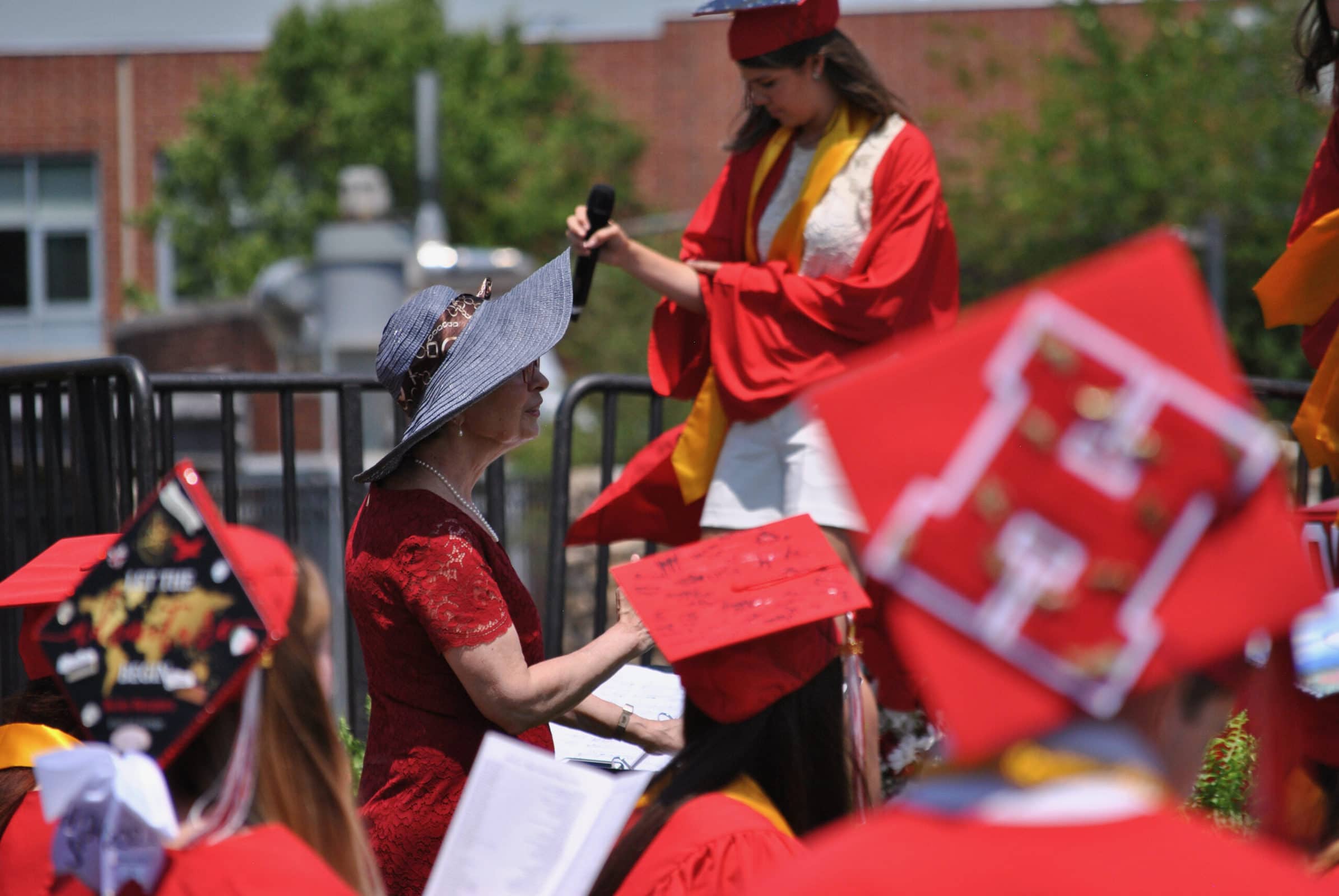 Hudson High School seniors celebrate, reflect at graduation