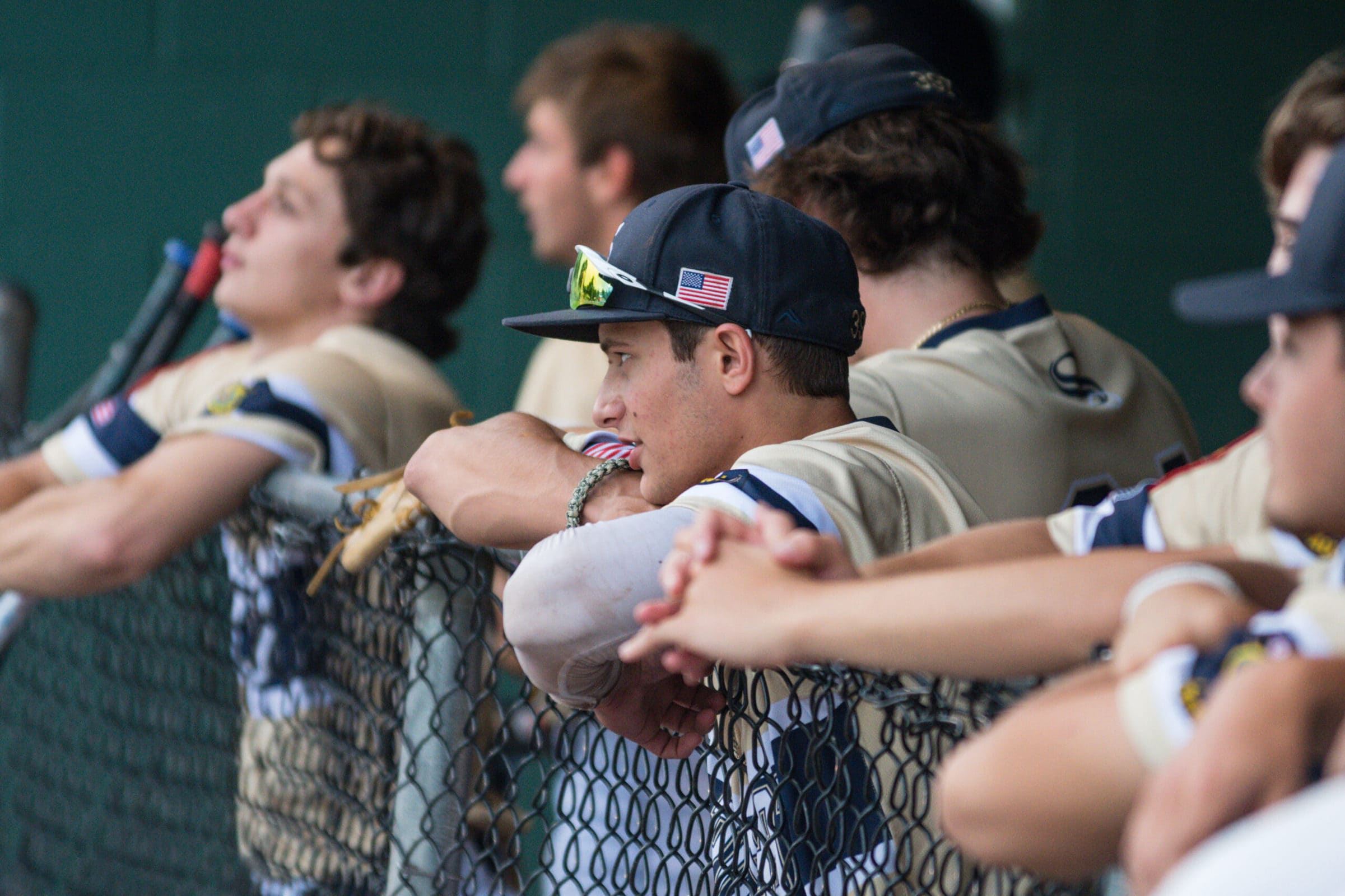 Shrewsbury players look on during their team’s game against Milford. (Photo/Jesse Kucewicz)