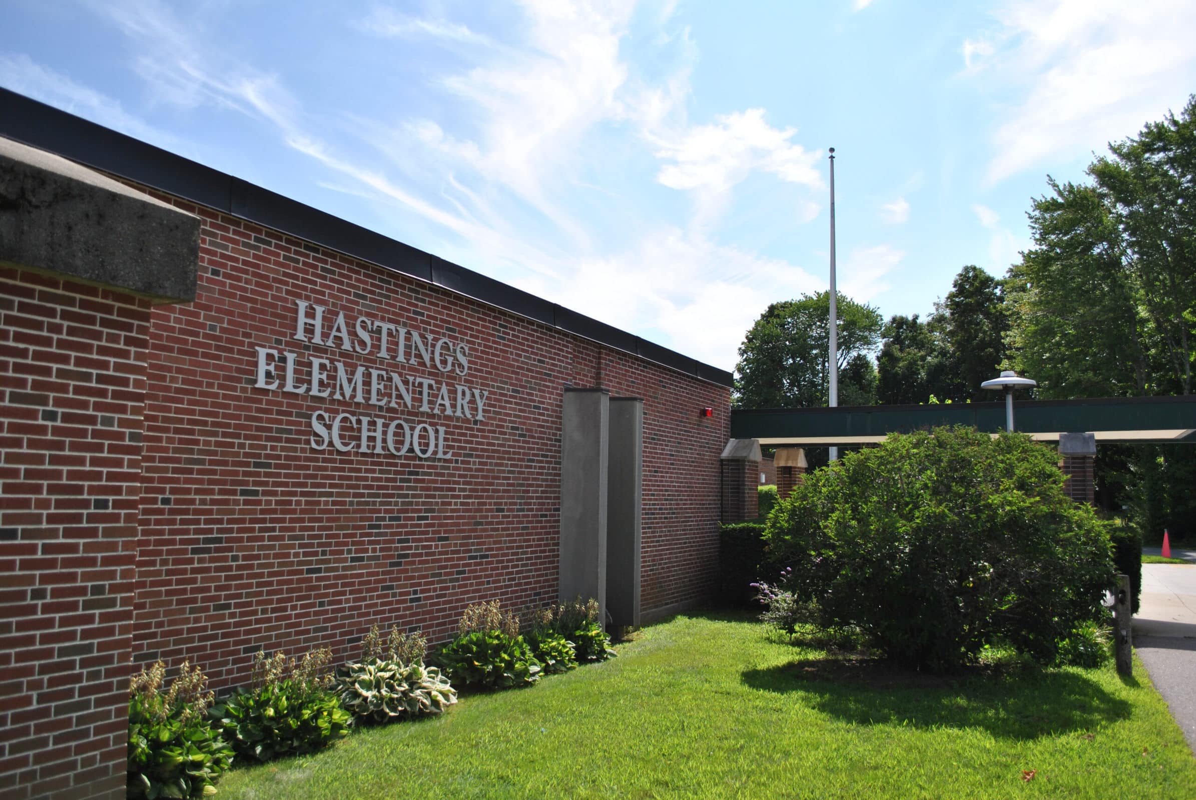Hastings Elementary School is located off East Main St. in Westborough. Hastings students will wear masks when they return to school following a recent decision by the Westborough Board of Health.