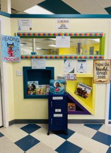  A Little Book Locker is set up at a location.