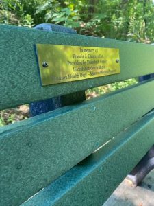 Friends and family of Francis “Frank” Chiaravallotti donated a bench in his memory along the Assabet River Rail Trail. A native and lifelong resident, “Frank” died in Feb. 2016. 