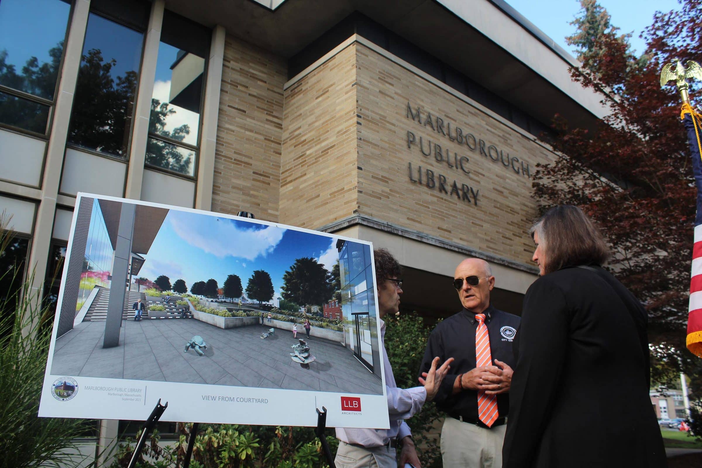 Marlborough breaks ground on library renovations