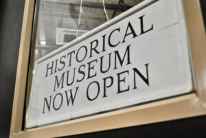 The Hudson Historical Society is located inside the Landing at Hudson Mills. 