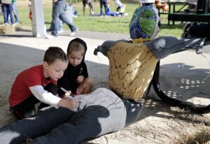 Families enjoy scarecrow-building event in Northborough