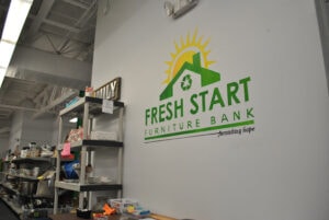Fresh Start Furniture Bank is located on Brent Drive in Hudson. (Photo/Dakota Antelman) 