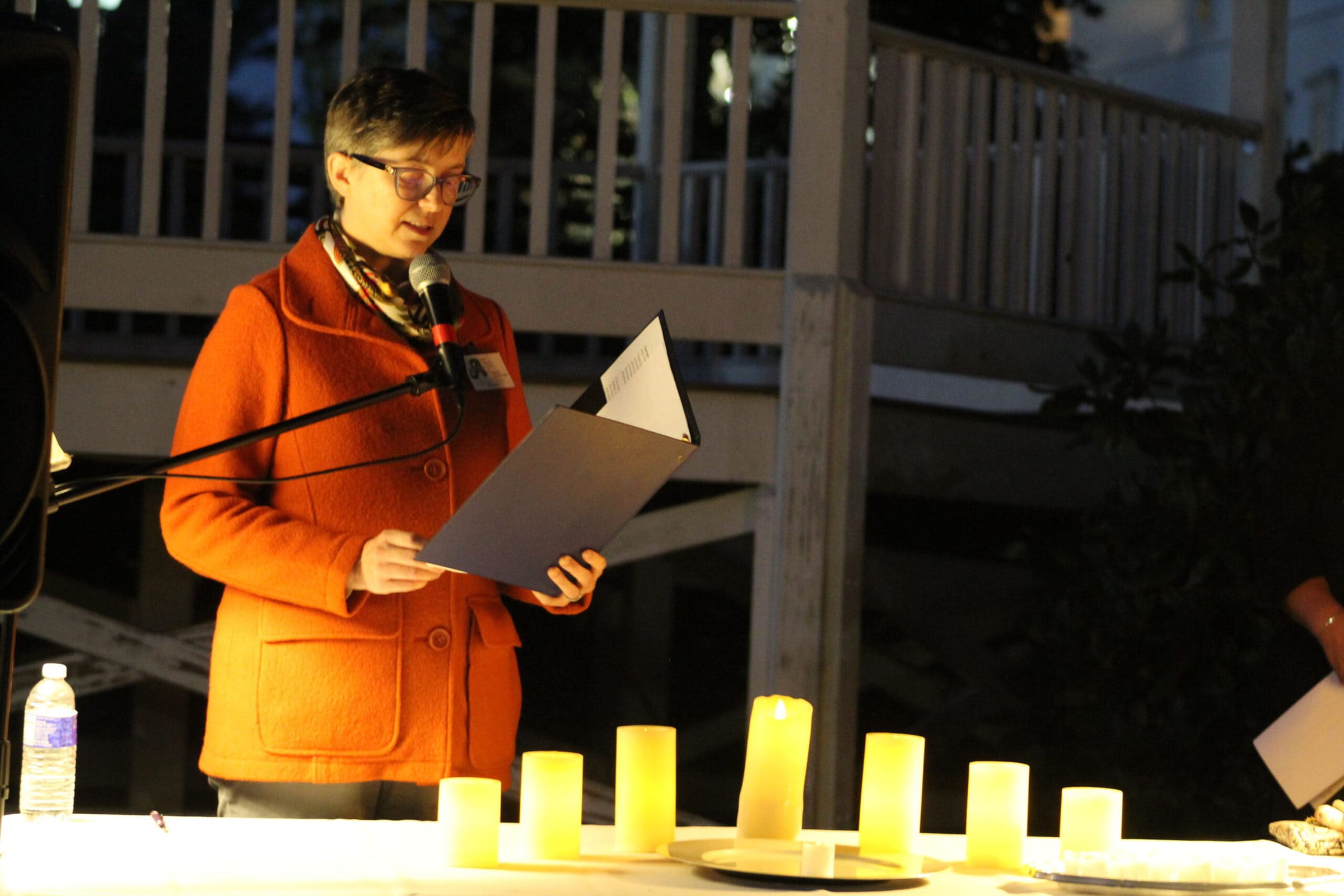 Shrewsbury remembers domestic violence victims at vigil
