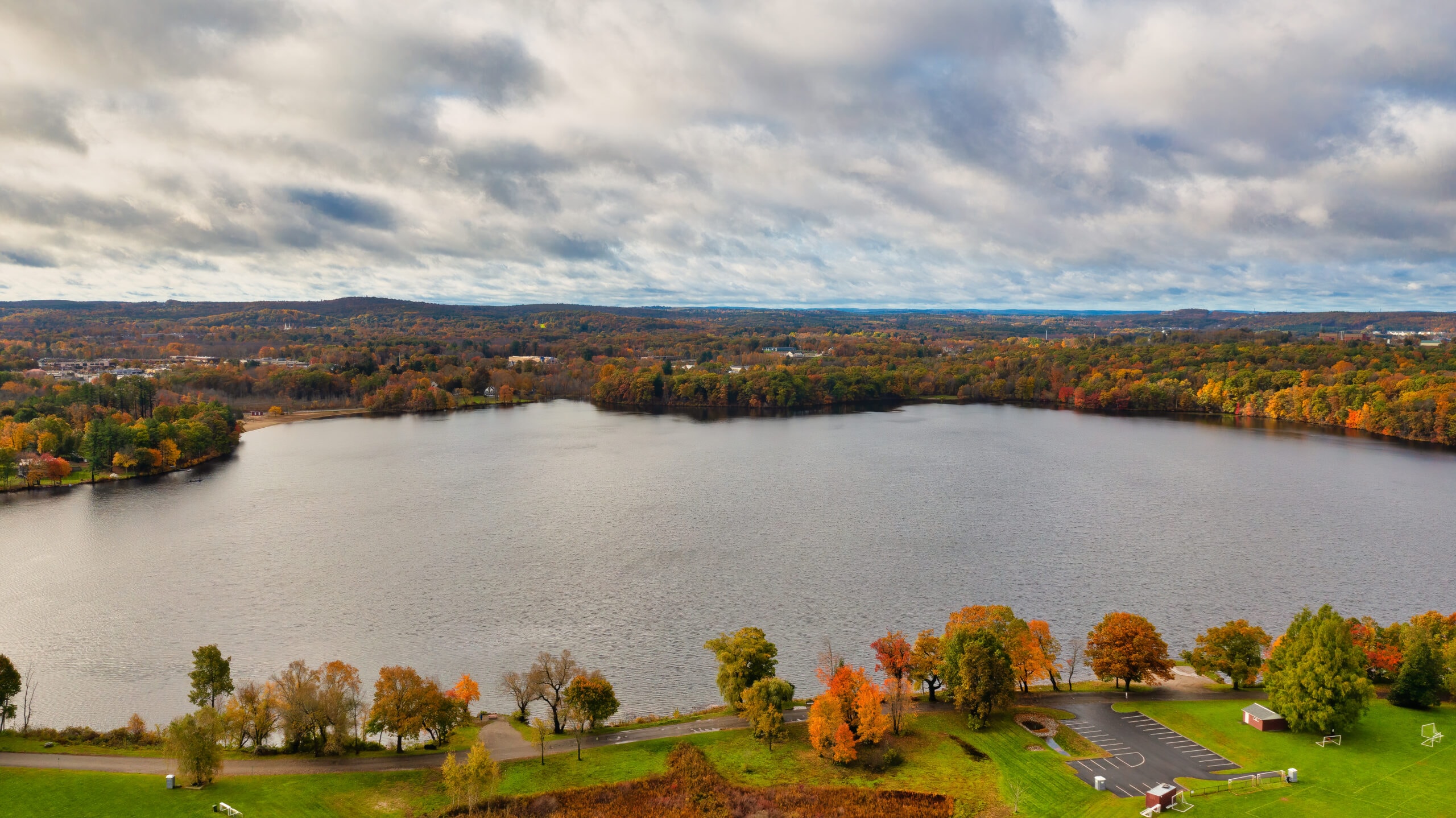 Drone photo of Lake Chauncy by Tami White